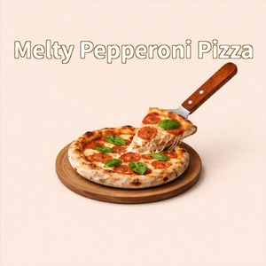 とろけるペパロニピザ