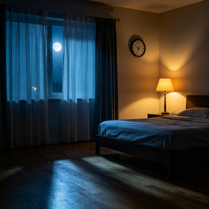 凌晨三点的空房间