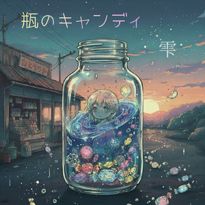 瓶のキャンディ