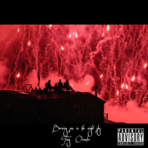 Burning Sun in the Night Sky