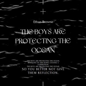 THE BOYS ARE PROTECTING THE OCEAN