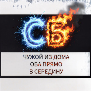 Чужой из дома оба прямо в середину