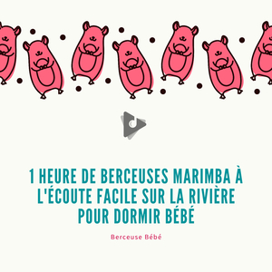 Itsy Bitsy Petit Bikini à Pois Jaune avec sons de la rivière zen (Marimba Instrumental)