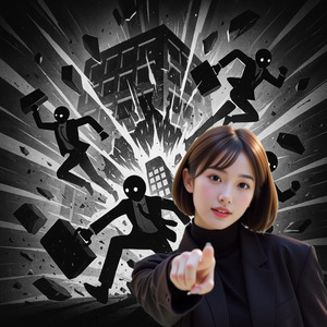 満員電車に揺られて