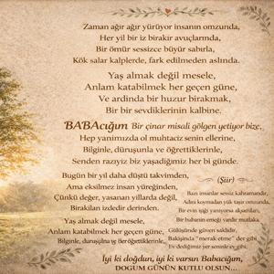 İYİ Kİ VARSIN BABACIĞIM...