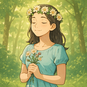 달빛 아래 테이블