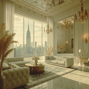 Ivory Skyline Reverie