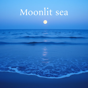 月夜の海