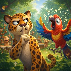 Nadie Se Quiere Callar, en la selva (musica infantil alegre, animales de la selva, AMIGOS ANIMALES)