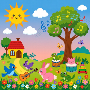 Slide Fun _ Diversión en el Tobogán - Nursery Music For Kids