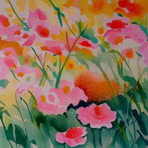 잠에서 깬 아기새