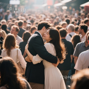 喧闹中的拥抱
