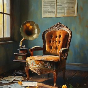 《怀旧音乐与古董椅》