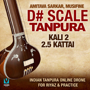 D# Scale Tanpura - Kali 2, 2.5 Kattai