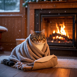 Silent Christmas Night: Cozy Hearth