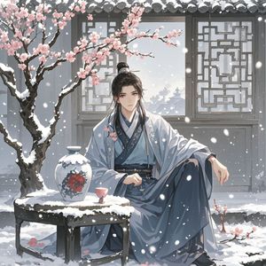 雪落桃花酒-韩淼