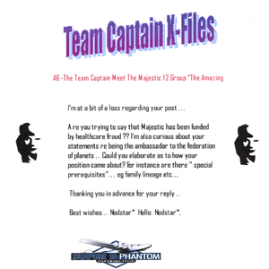 13-A6 The Team Captain Meet The Majestic 12 Group The Amazing Gr