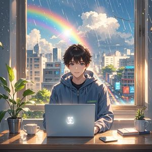 雨后生活七彩光
