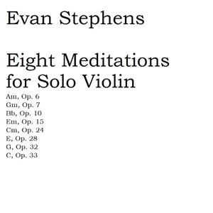 Meditation in Cm, Op. 24
