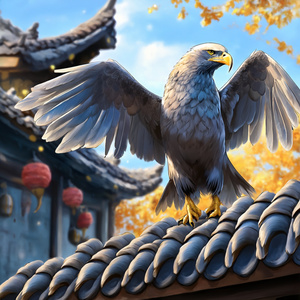 被鸡养大的鹰