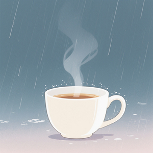 四月の雨とミルクティー