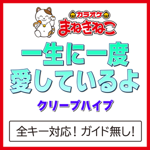 一生に一度愛しているよ（カラオケ）[Originally Performed By クリープハイプ]