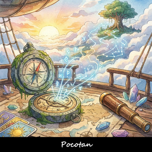 水晶玉の奥に広がる名もなき銀河