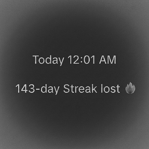 the streak lost