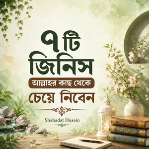 ৭ টি জিনিস আল্লাহর কাছ থেকে চেয়ে নিবেন