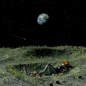 在遥远的地方看着满天繁星夜空