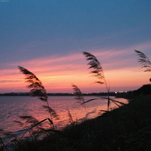 雪山映照夕阳