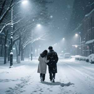 借一场雪 共我白头 算不算永久