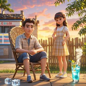 夏光里的侧影-Linda