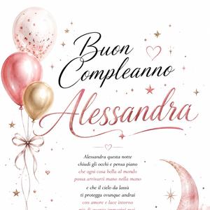 Buon Compleanno Alessandra