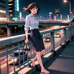 真夜中の逃避行