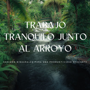 Zona De Trabajo De La Naturaleza Junto Al Murmullo Del Arroyo