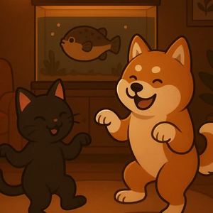 黒猫と秋田犬の1.0K by 🐡BalloonFish