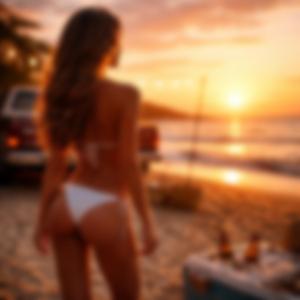 Sunset in a Bikini