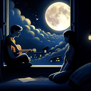 Яркий диск луны 2024