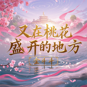 又在桃花盛开的地方