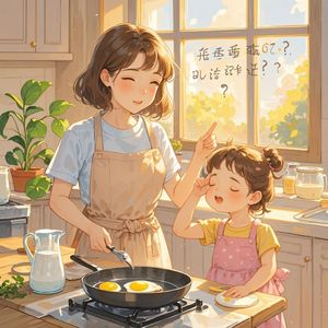 晨光里的炊烟