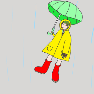 割と雨女
