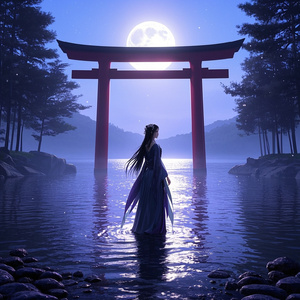 水天の祈り—鎮池の市杵島神社—