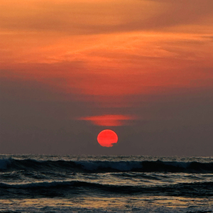 Малиновый закат