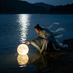 撈月