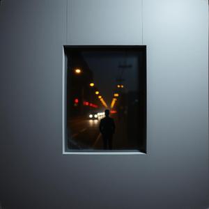 Spiegelbild aus Glas