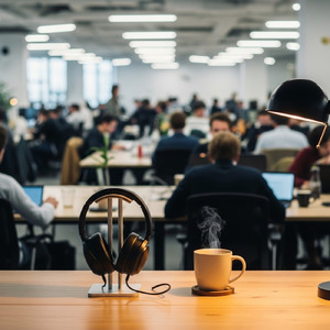 Morning Office Hustle