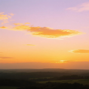 当黄昏漫过天际