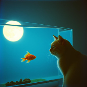 タマとキンギョ