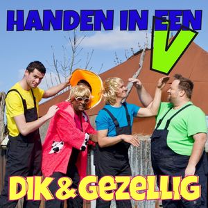 Handen in een V